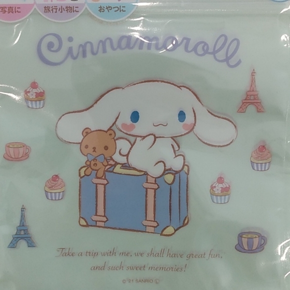 Sanrio Cinnamoroll Fancy Zip Bag 5 Pack Accessories Make up Bag - Picture 5 of 7